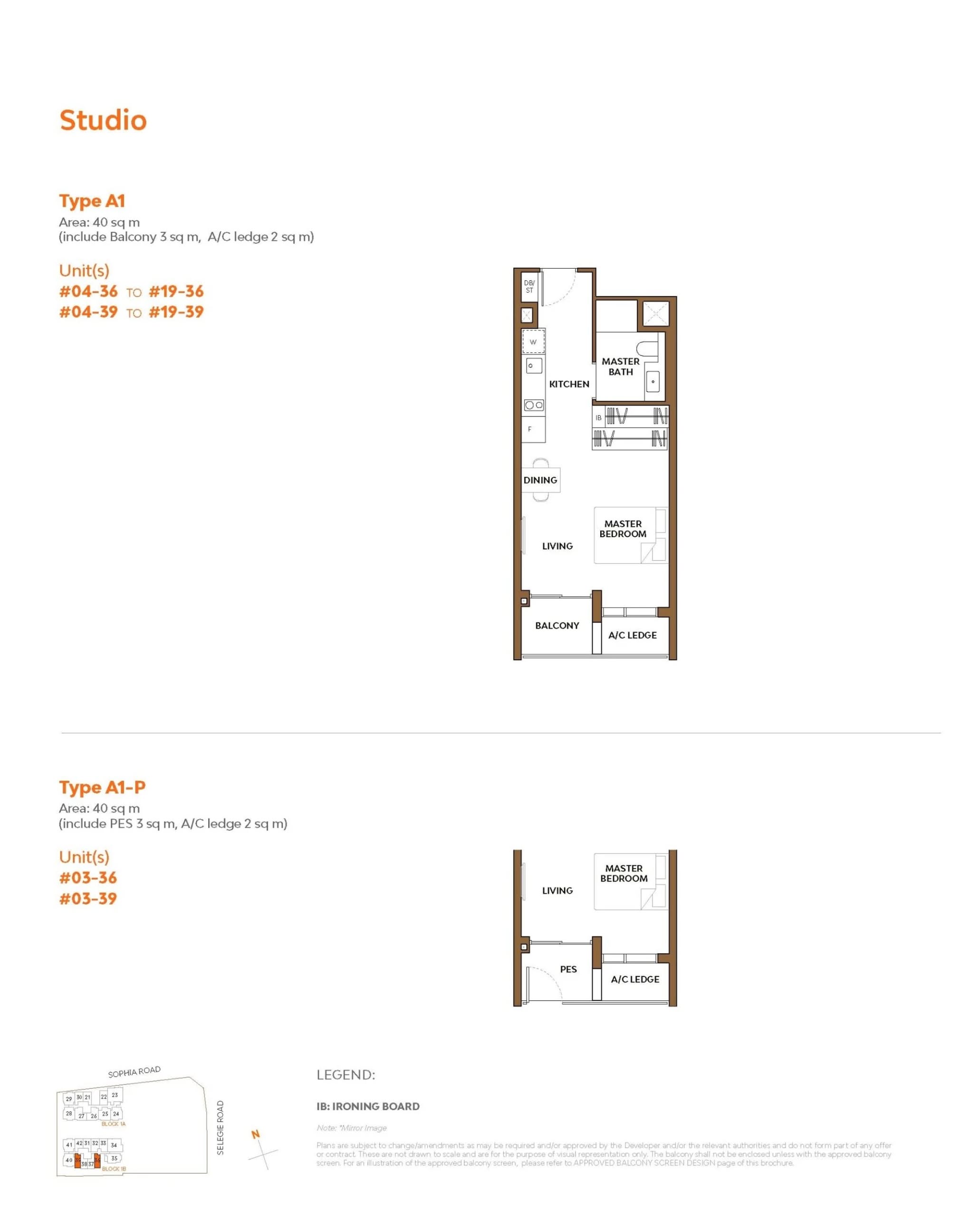 The Collective At One Sophia floorplan